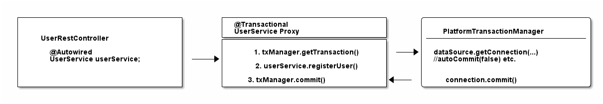 datasourcetransactionmanager example